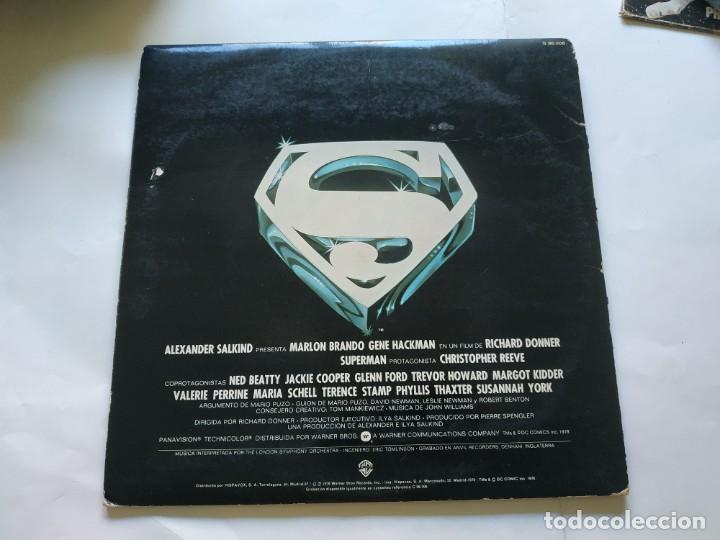 Discos de vinilo: John Williams &lrm;&ndash; Superman - El Film - Foto 3