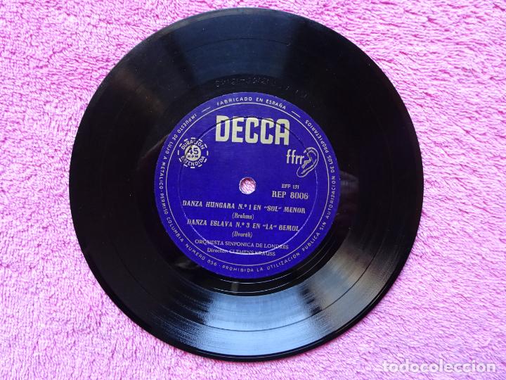 Discos de vinilo: Clemens krauss danza húngara en sol menor orquesta sinfónica de londres Decca REP 8006 - Foto 4 - 303397463