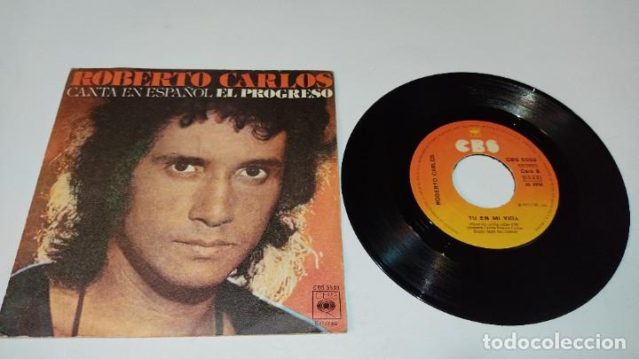 Discos de vinilo: Roberto Carlos - Canta En Espa&ntilde;ol El Progreso (7&rdquo;, Single) - Foto 1