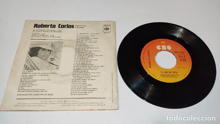 Discos de vinilo: Roberto Carlos - Canta En Espa&ntilde;ol El Progreso (7&rdquo;, Single) - Foto 2