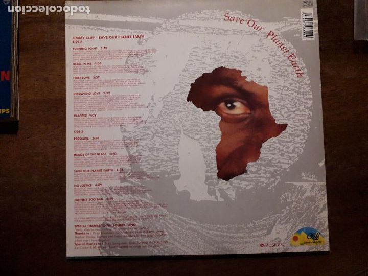 Discos de vinilo: Jimmy cliff - save our planet earth - Foto 2