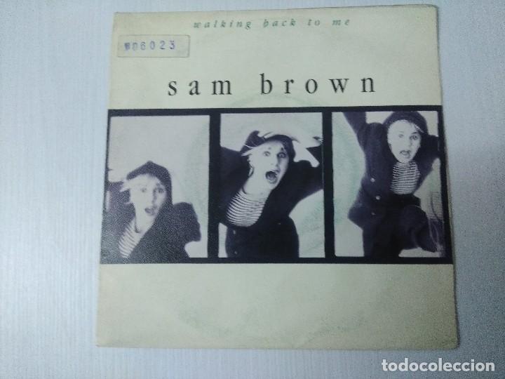 Discos de vinilo: SAM BROWN/WALKING BACK TO ME/SINGLE. - Foto 1