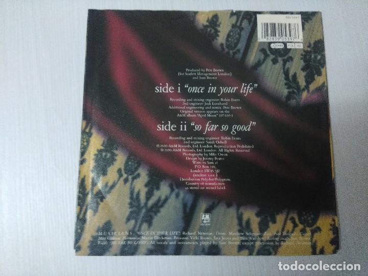Discos de vinilo: SAM BROWN/ONCE IN YOUR LIFE/SINGLE. - Foto 3