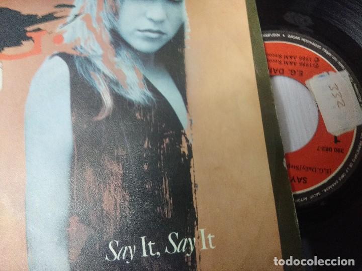 Discos de vinilo: E.G.DAILY/SAY IT/SINGLE. - Foto 2