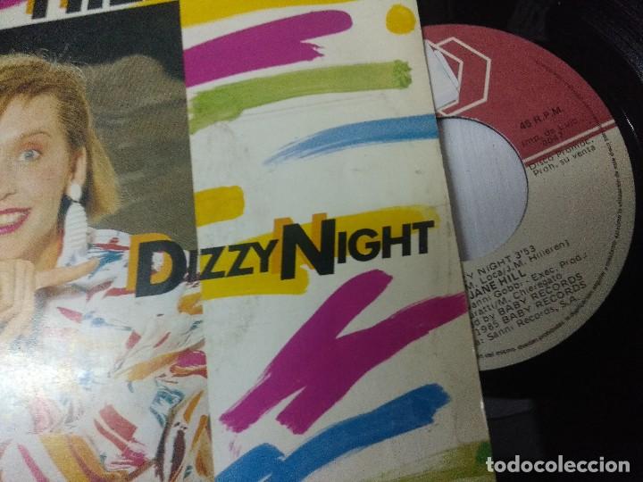 Discos de vinilo: JANE HILL/DIZZY NIGHT/SINGLE PROMOCIONAL. - Foto 2