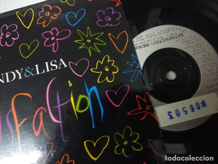 Discos de vinilo: WENDY & LISA/SATISFACTION REMIX/SINGLE. - Foto 2