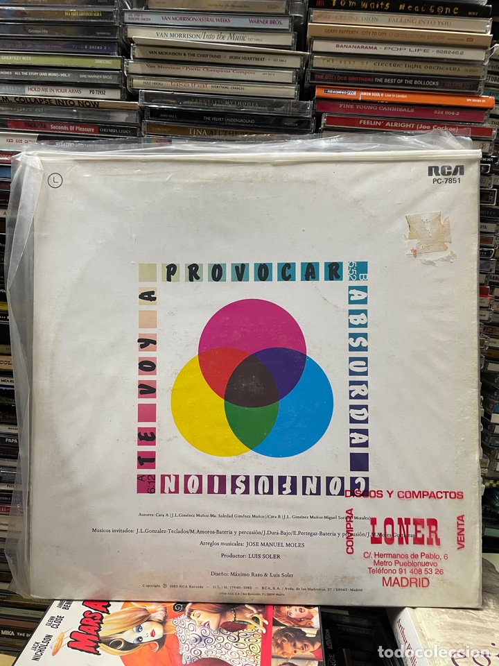 Discos de vinilo: Presuntos implicados Te voy a provocar - Foto 2