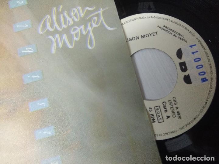 Discos de vinilo: ALISON MOYET/INVISIBLE/SINGLE PROMOCIONAL. - Foto 2