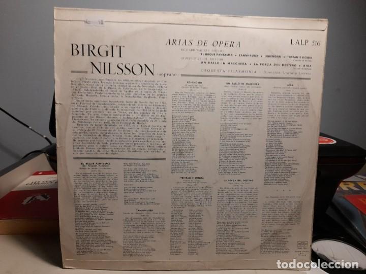 Discos de vinilo: LP BIRGIT NILSSON : ARIAS DE OPERA ( WAGNER + VERDI ) - Foto 2