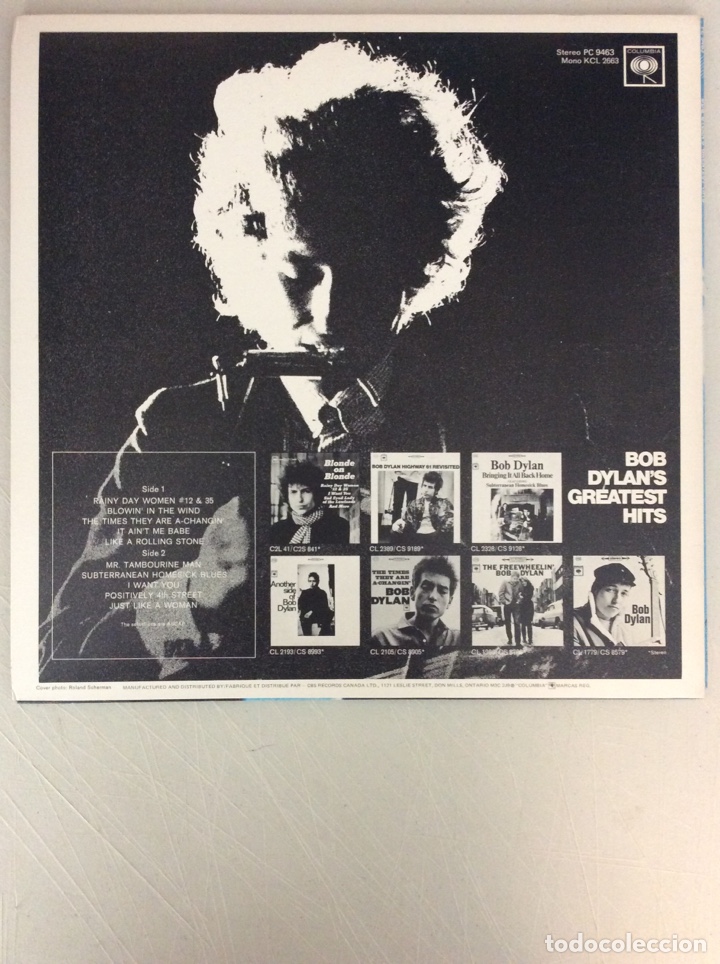 Discos de vinilo: Bob Dylan&rsquo;s greatest hits. - Foto 2