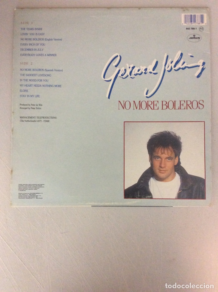 Discos de vinilo: Gerard Joling. No more boleros. - Foto 2