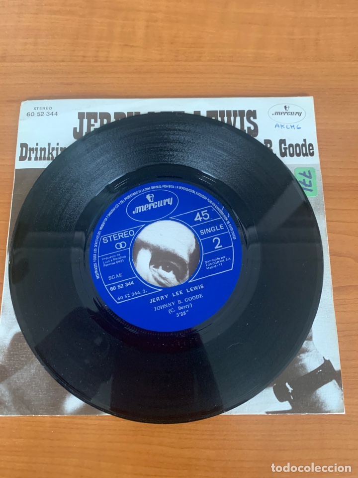 Discos de vinilo: Jerry Lee Lewis - Drinking Wine Spo- Dee O&rsquo;Dee - Foto 3