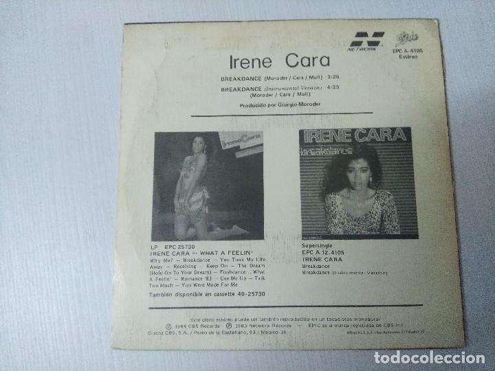 Discos de vinilo: IRENE CARA/BREAKDANCE/SINGLE PROMOCIONAL. - Foto 3