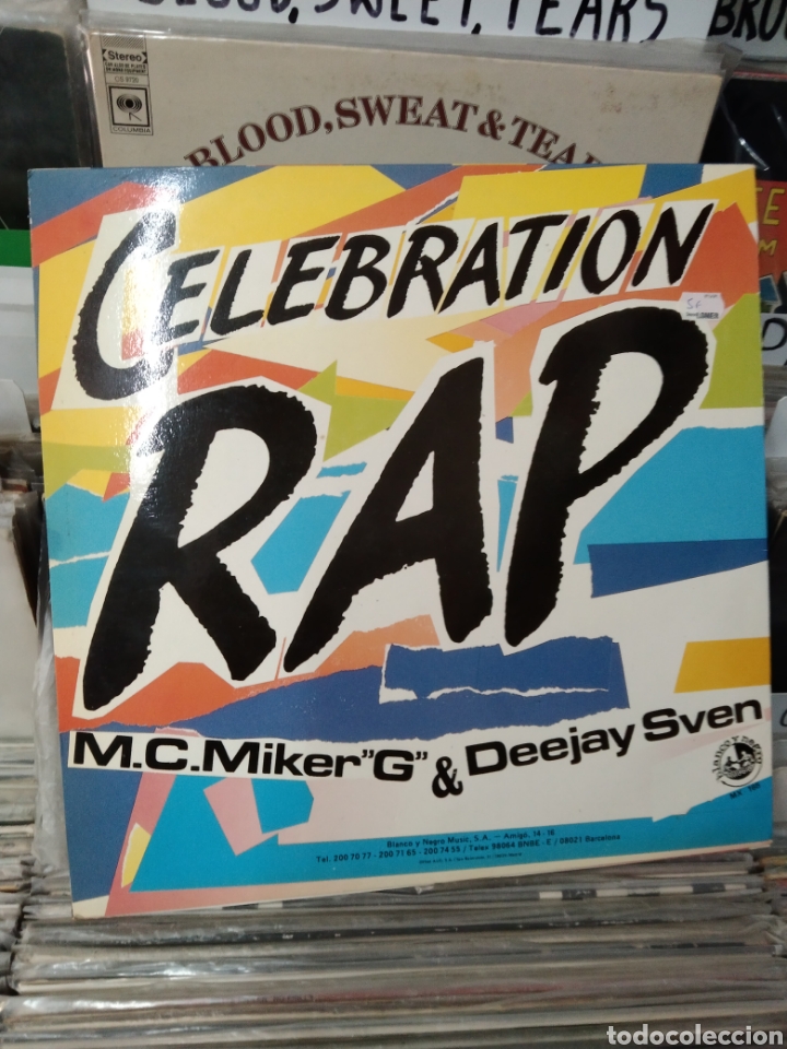 Discos de vinilo: Celebration rap MC miker deejay sven - Foto 2