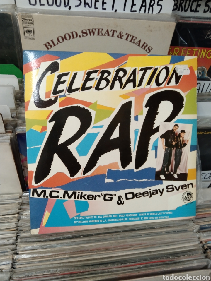 Discos de vinilo: Celebration rap MC miker deejay sven - Foto 1