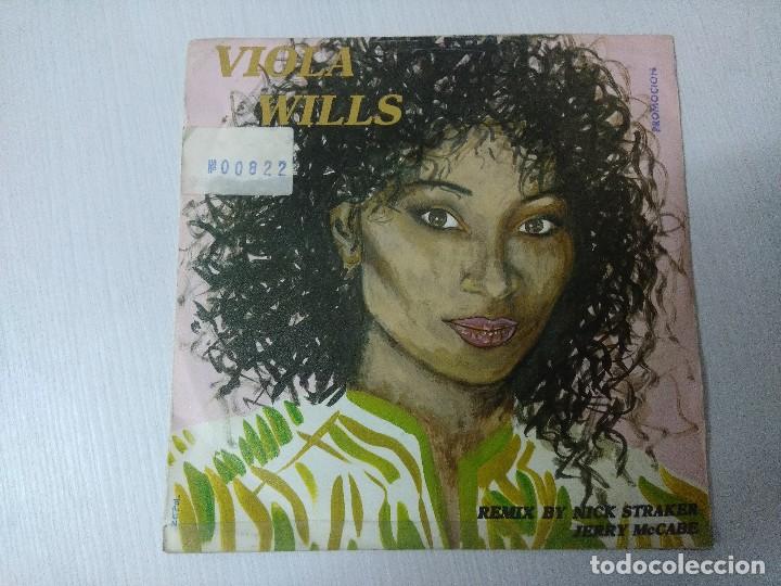 Discos de vinilo: VIOLA WILLS/REMIX BY NICK STRAKER/SINGLE. - Foto 1