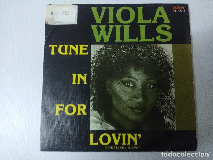 Discos de vinilo: VIOLA WILLS/TUNE IN FOR LOVIN/SINGLE. - Foto 1
