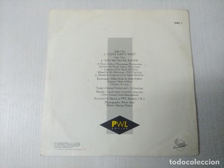 Discos de vinilo: MANDY SMITH/I JUST CANT WAIT/SINGLE PROMOCIONAL. - Foto 3