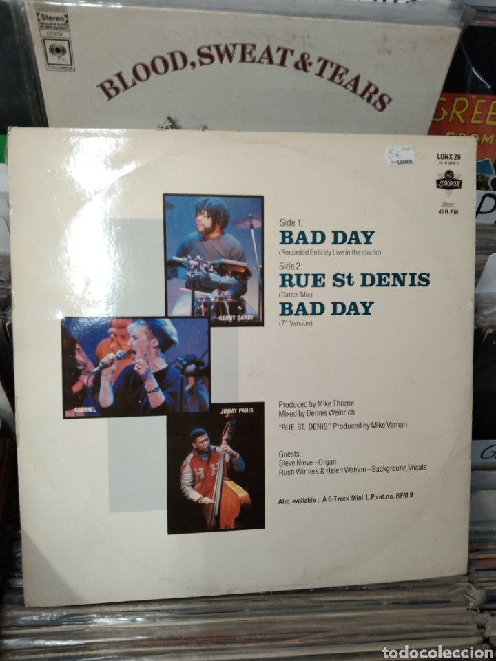 Discos de vinilo: Carmel bad day - Foto 2