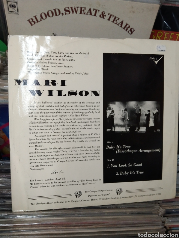 Discos de vinilo: Mari Wilson baby its true - Foto 2