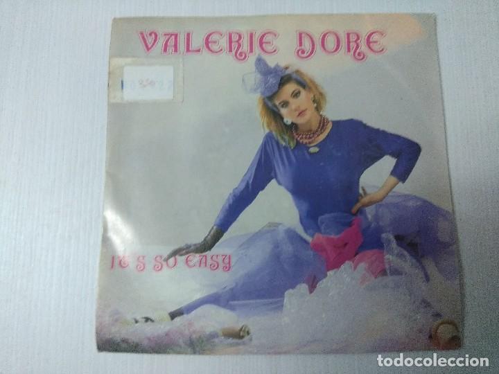 Discos de vinilo: VALERIE DORE/IT`S SO EASY/SINGLE PROMOCIONAL. - Foto 1
