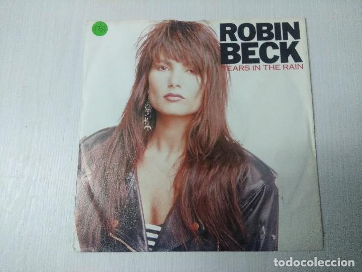 Discos de vinilo: ROBIN BECK/TEARS IN THE RAIN/SINGLE. - Foto 1