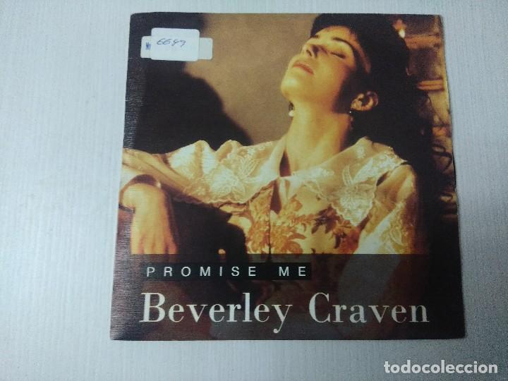 BEVERLEY CRAVEN/PROMISE ME/SINGLE PROMOCIONAL. (Música - Discos de Vinilo - Singles - Pop - Rock Internacional de los 80)