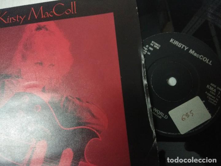 Discos de vinilo: KIRSTY MACCOLL/FREE WORLD/SINGLE. - Foto 2 - 303516153