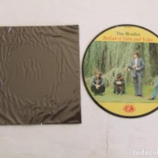 Disques de vinyle: SINGLE VINILO BEATLES THE BALLAD OF JOHN AND YOKO OLD BROWN SHOE 20TH ANNIVERSARY PICTURE DISCS. Lote 303522138