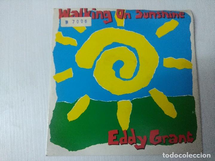 Discos de vinilo: EDDY GRANT/WALKING ON SUNSHINE/SINGLE. - Foto 1