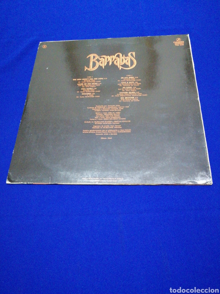 Discos de vinilo: BARRABAS - BESTIAL - Foto 4