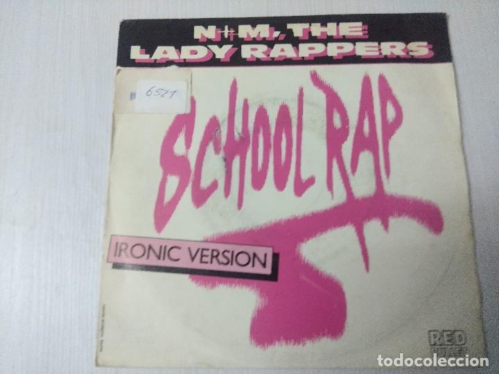 Discos de vinilo: N + M THE LADY RAPPERS/SCHOOL RAP/SINGLE. - Foto 1
