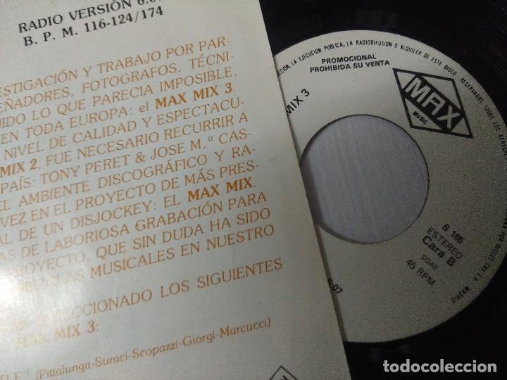 Discos de vinilo: MAX MIX 3/SINGLE PROMOCIONAL. - Foto 2