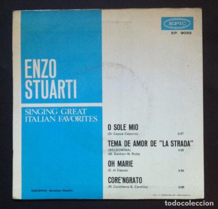 Discos de vinilo: ENZO STUARTI - Bravo Stuarti! - EP 1965 - EPIC - Foto 2