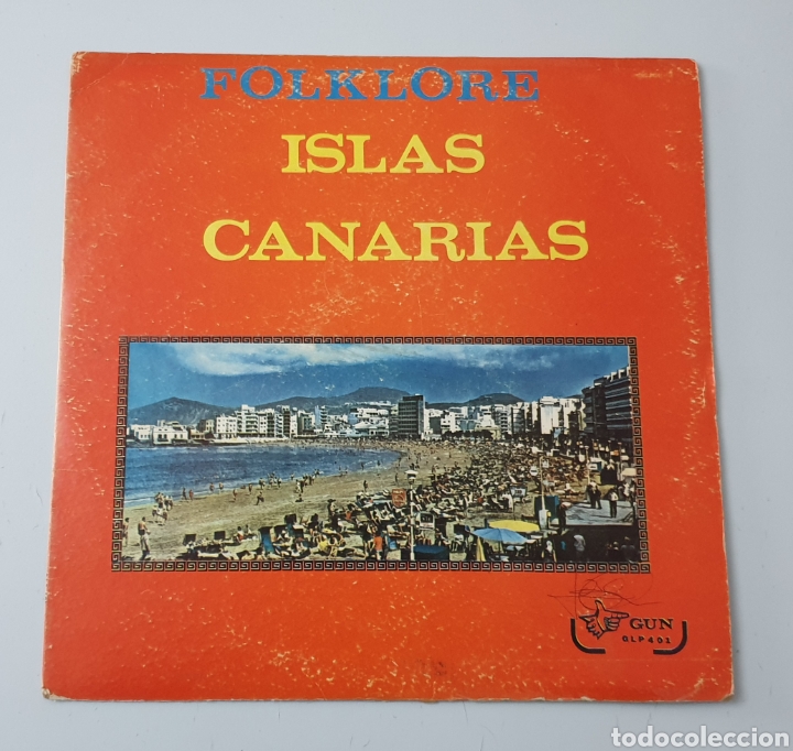 Disques de vinyle: LP FOLKLORE ISLAS CANARIAS (Gun Records, 19??) MUY RARO ESCASO!!