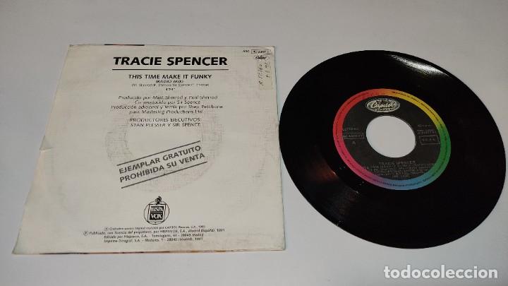 Discos de vinilo: Tracie Spencer - This Time Make It Funky (7&rdquo;, Single, Promo) - Foto 2