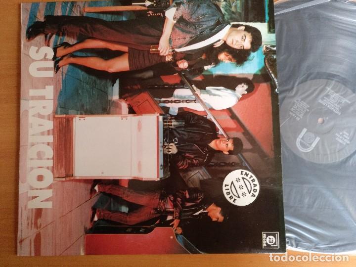 Discos de vinilo: ENTRADA LIBRE SU TRAICION LP TRIANA DISCOS - Foto 1