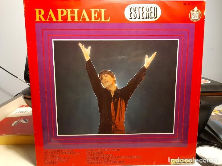 Discos de vinilo: LP RAPHAEL : ( AL PONERSE EL SOL , LA NOCHE, HABLEMOS DEL AMOR, ETC) - Foto 1
