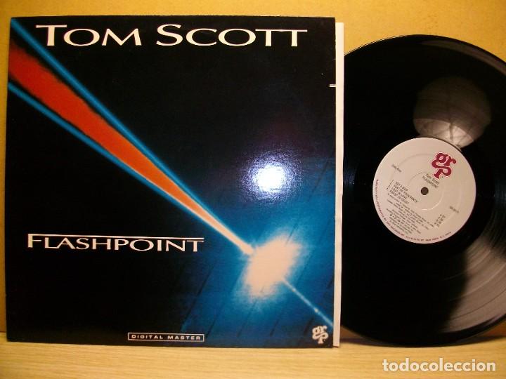 Discos de vinilo: Tom Scott &ndash; Flashpoint LP USA - Foto 1