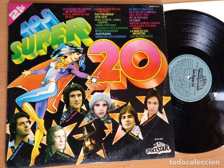 Discos de vinilo: LOS SUPER 20 LP DOBLE PLYSTAR - Foto 1