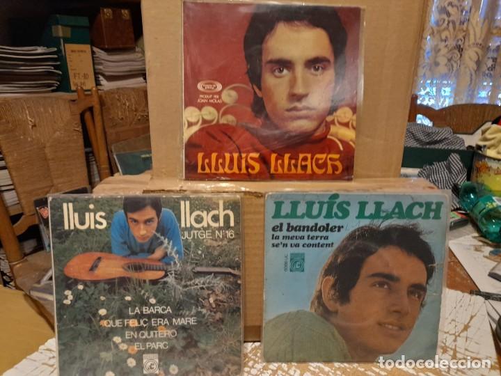 Discos de vinilo: 3 EP&acute;S DE LLUIS LLACH : IRENE + LA BARCA + EL BANDOLER - Foto 1