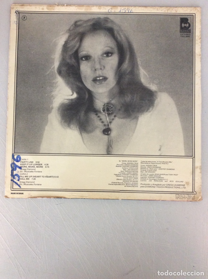 Discos de vinilo: The Andrea True Connection. More, more, more - Foto 2