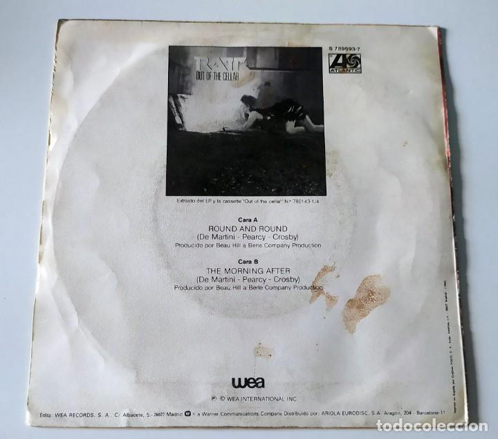 Discos de vinilo: SINGLE RATT - ESCAPA! - ROUND AND ROUND - Foto 2