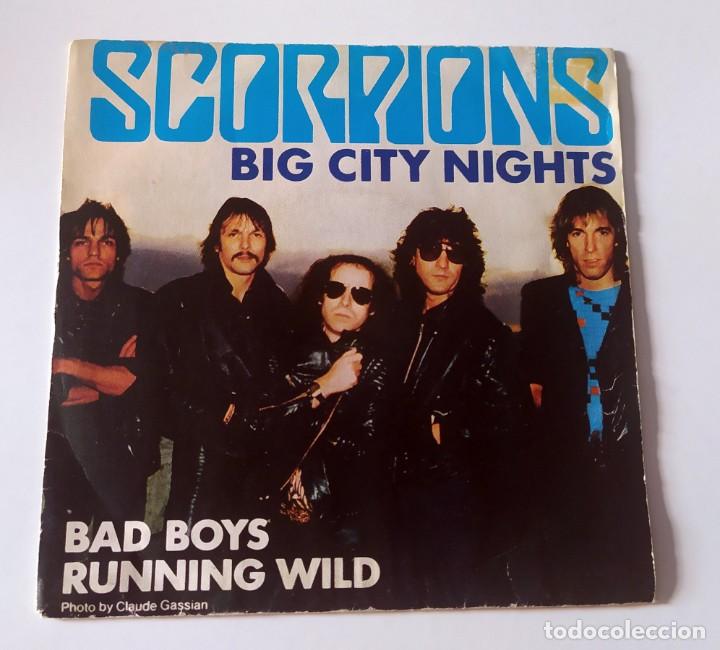 Discos de vinilo: SINGLE SCORPIONS - BIG CITY NIGHTS - Foto 1