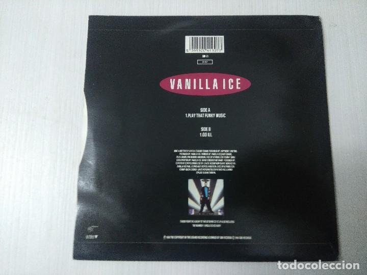 Discos de vinilo: VANILLA ICE/PLAY THAT FUNKY MUSIC/SINGLE. - Foto 3
