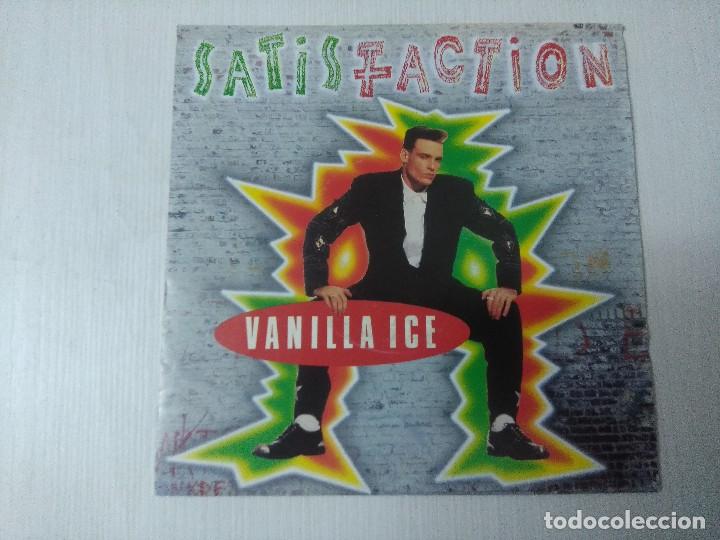 Discos de vinilo: VANILLA ICE/SATISFACTION/SINGLE. - Foto 1