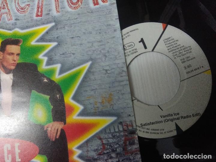 Discos de vinilo: VANILLA ICE/SATISFACTION/SINGLE. - Foto 2