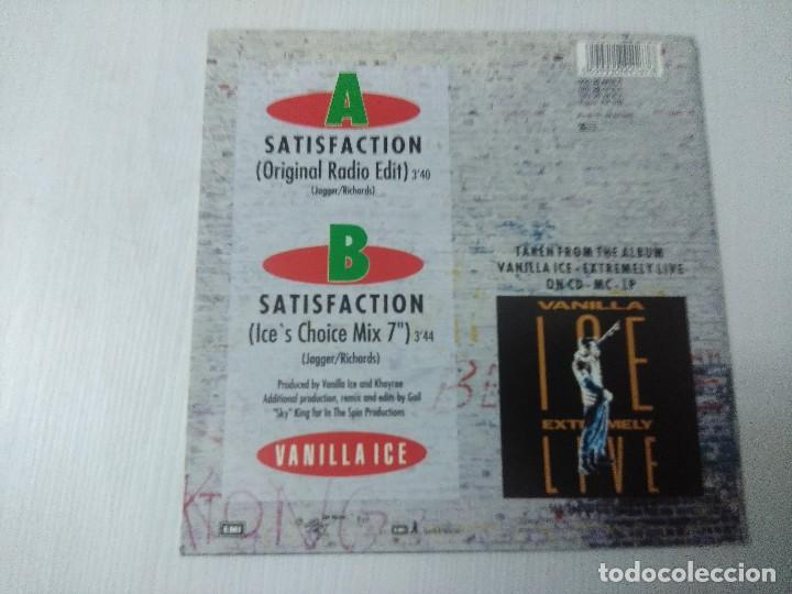 Discos de vinilo: VANILLA ICE/SATISFACTION/SINGLE. - Foto 3