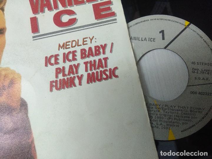 Discos de vinilo: VANILLA ICE/ICE ICE BABY/SINGLE. - Foto 2