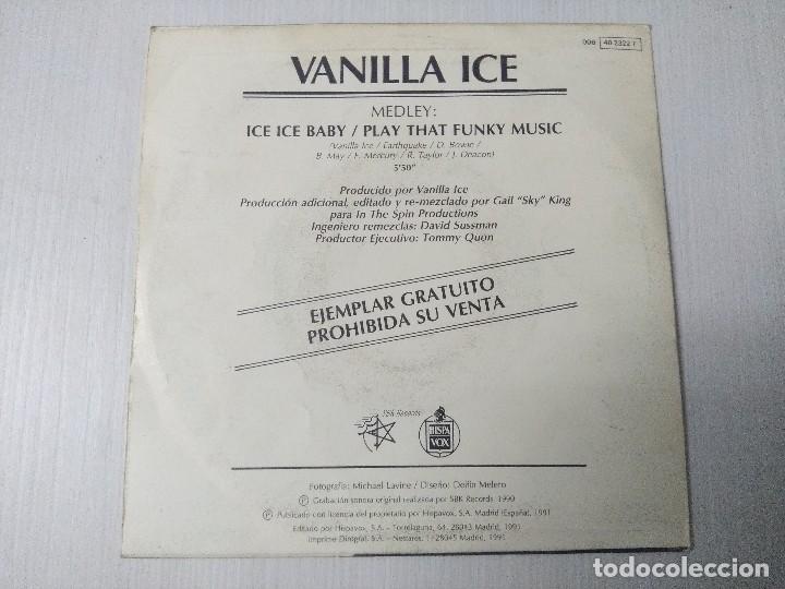 Discos de vinilo: VANILLA ICE/ICE ICE BABY/SINGLE. - Foto 3